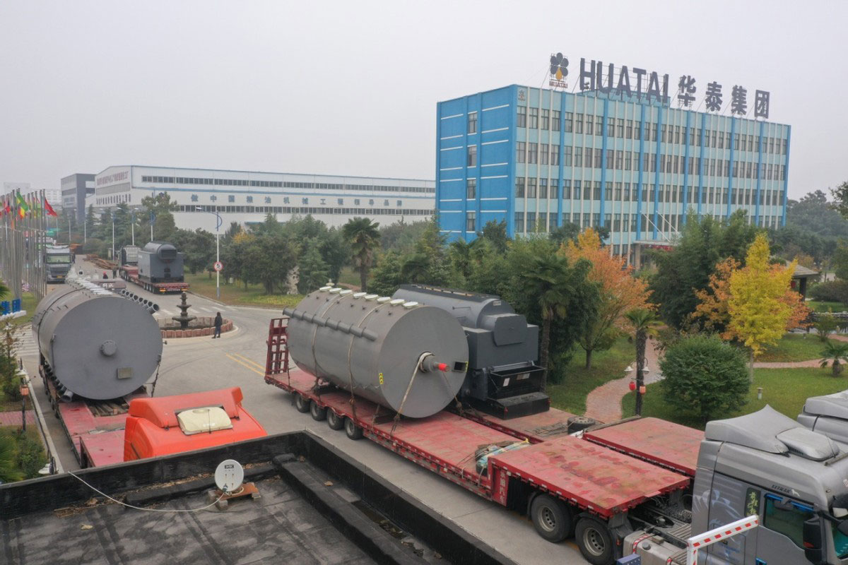 华泰智能装备500TPD菜籽油和500TPD葵花籽油两套大型榨油设备启运俄罗斯